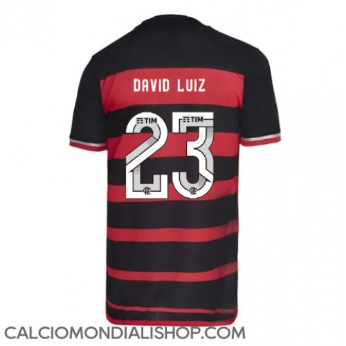 Maglie da calcio Flamengo David Luiz #23 Prima Maglia 2024-25 Manica Corta